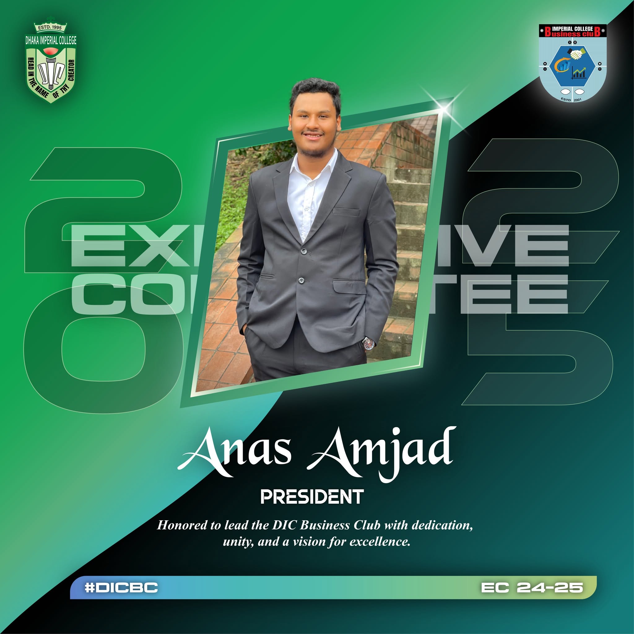 Anas Amjad - President