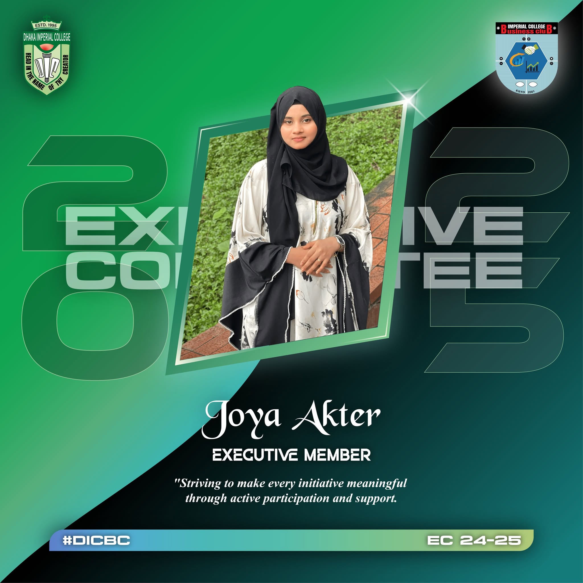 Joya Akter - Executive Member
