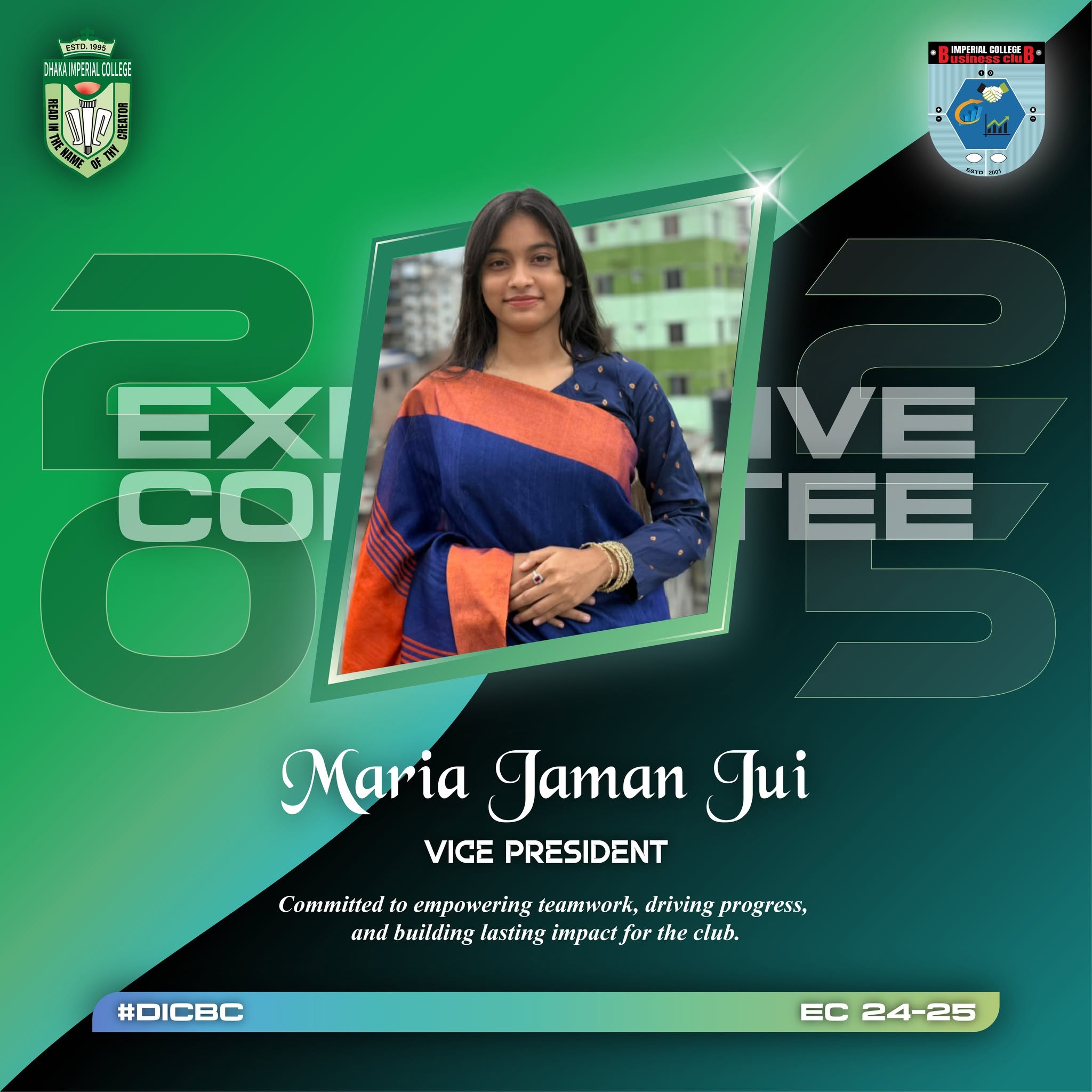 Maria Jaman Juie - Vice President