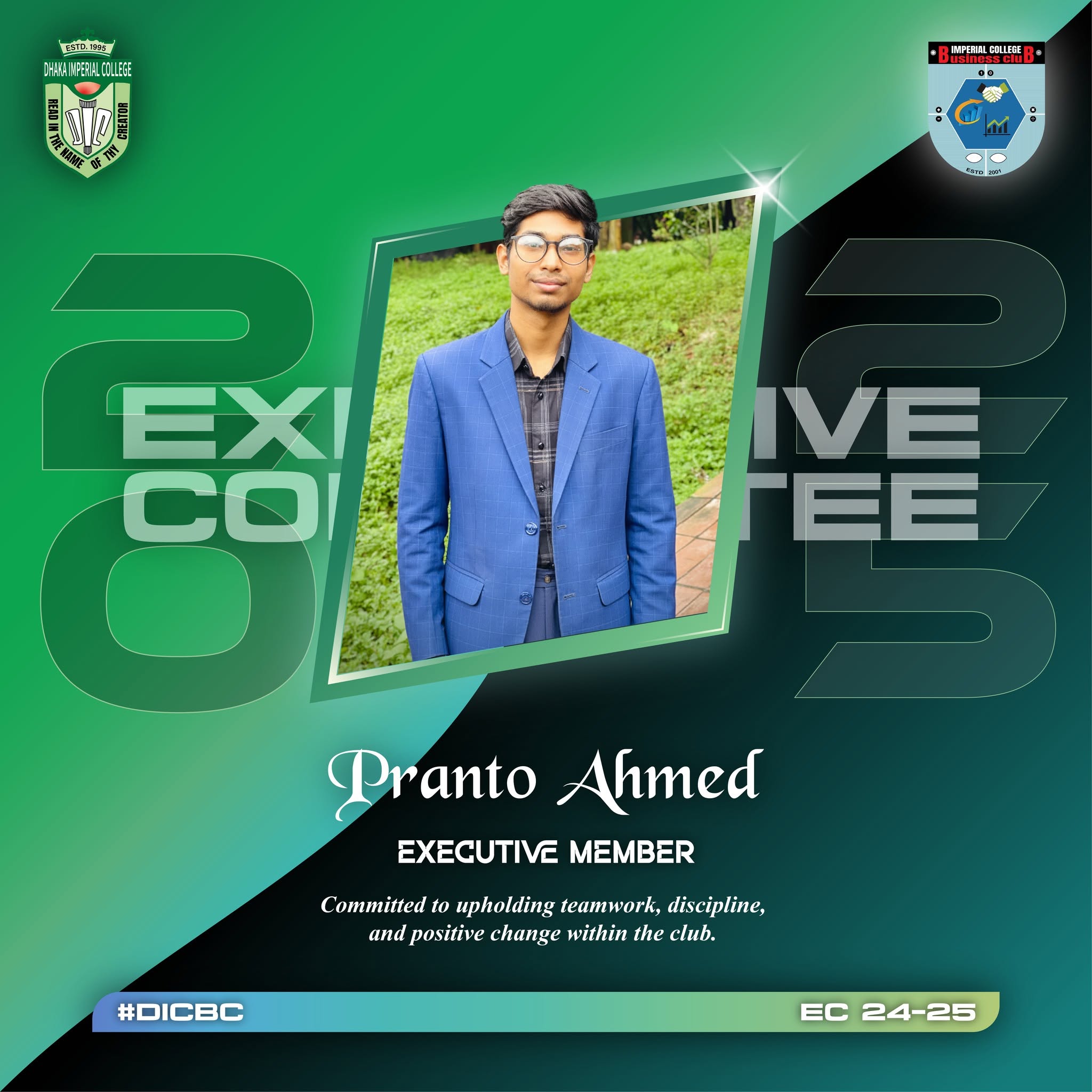 Pranto Ahmed - Executive Member