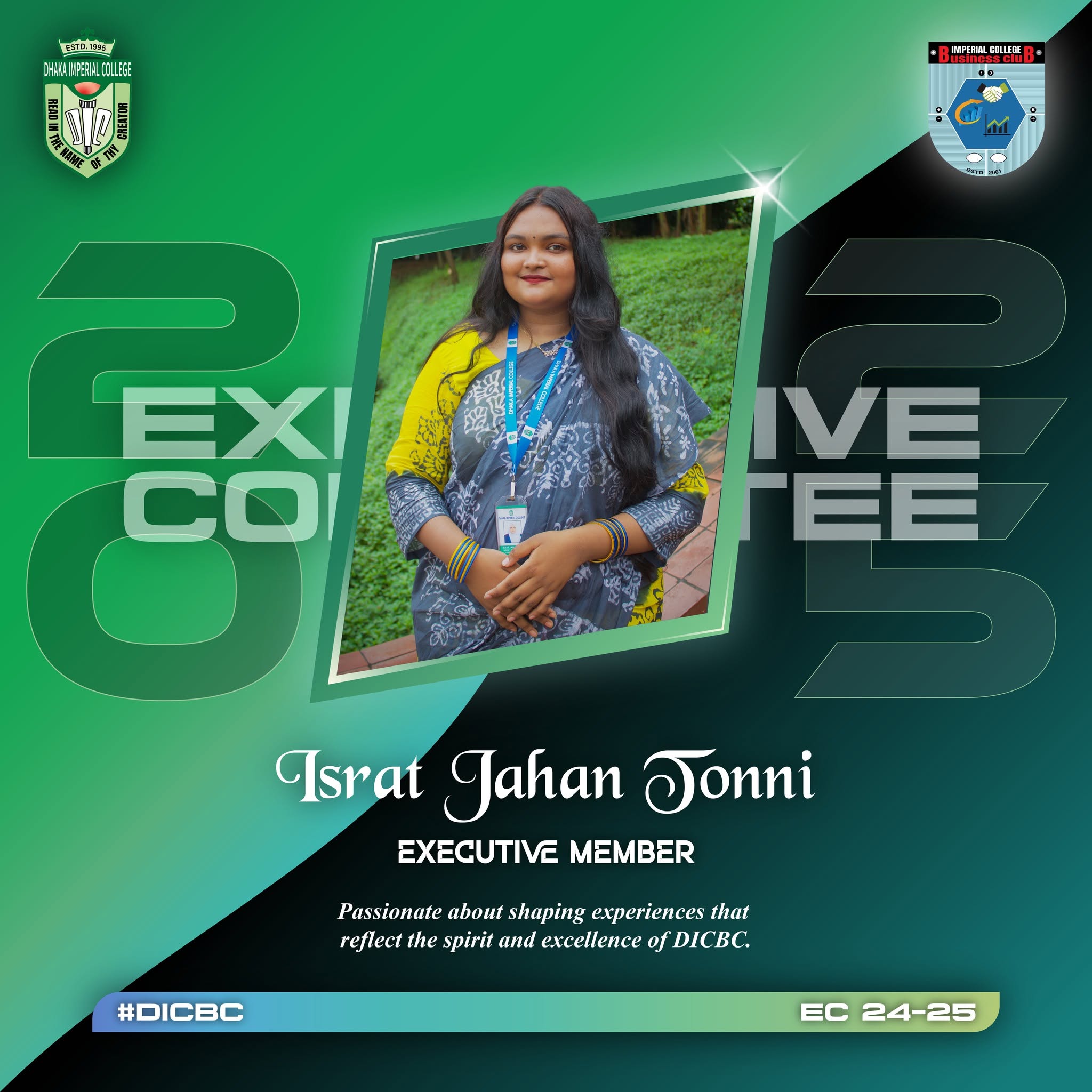 Israt Jahan Tonni - Executive Member